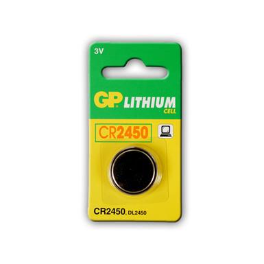 GP Lithium Knopfzelle, 1er Set, Typ CRCR2450