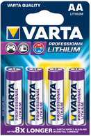 Varta Lithium Batterie "Professional Lithium", 4er Set, Typ AA